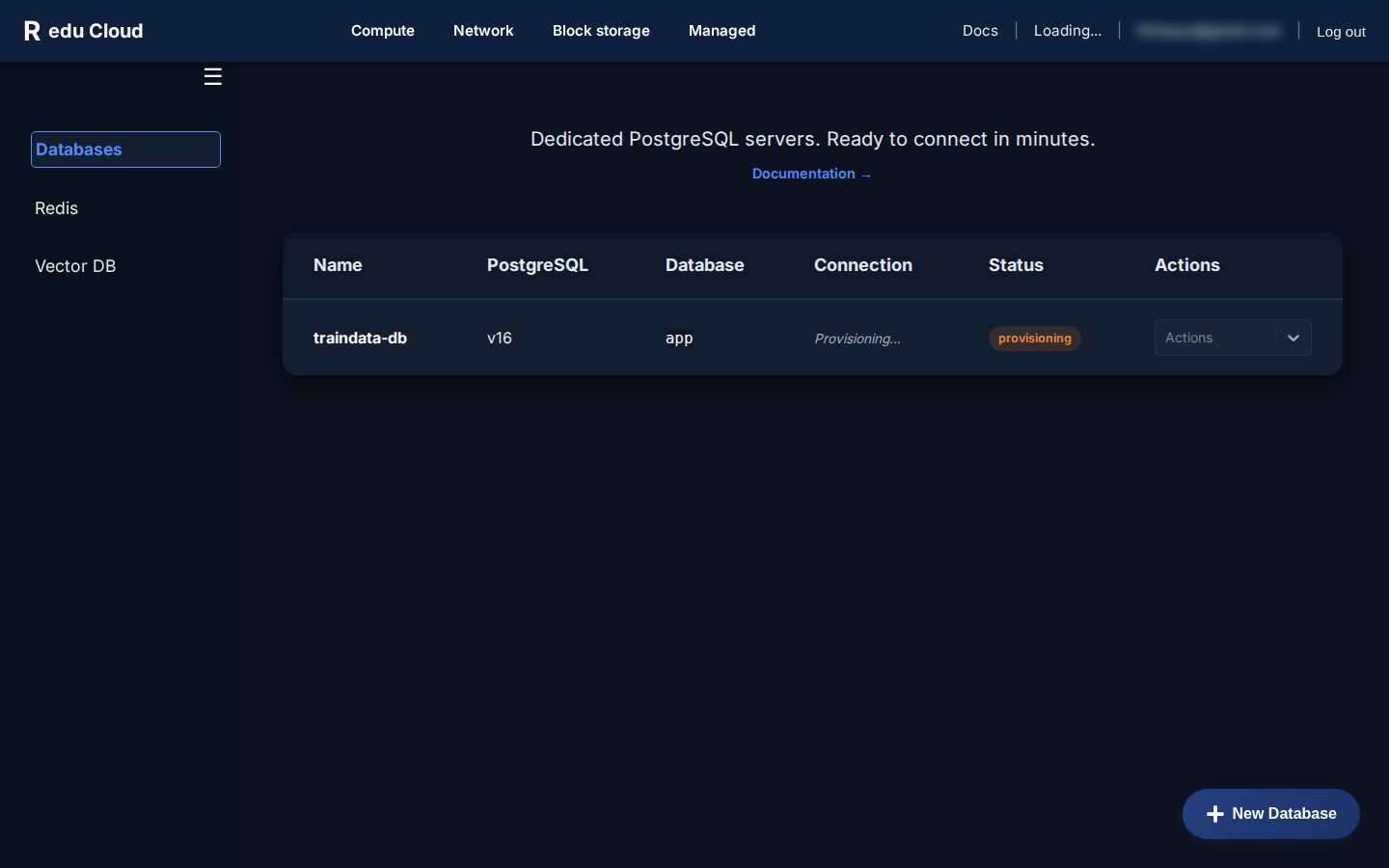 Managed PostgreSQL